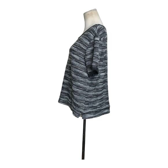 Old Navy Marbled French Terry Knit Short Sleeves T-Shirt Top Size Medium - Picture 8 of 9